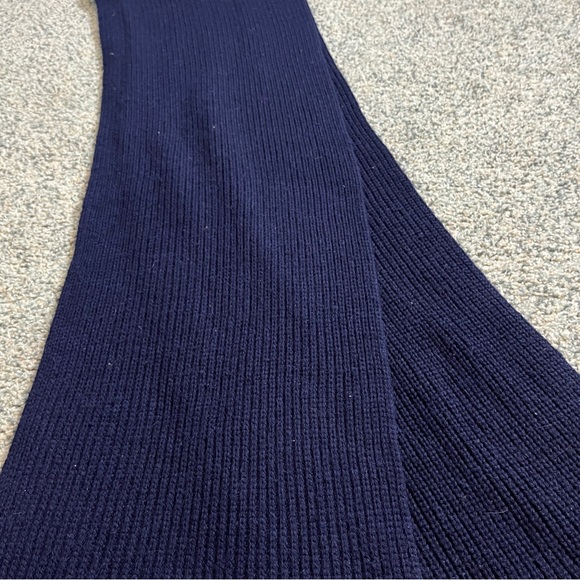 Sezane Knit Scarf Navy - Picture 5 of 8